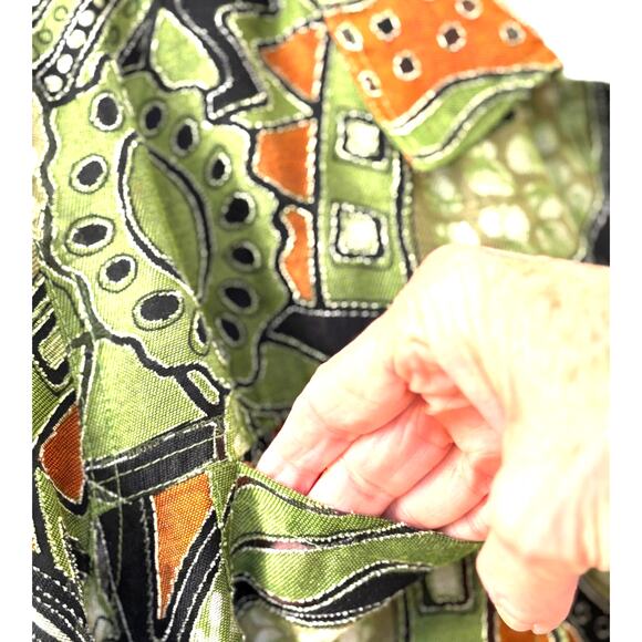 Vintage Y2K Collared Button-Up Layering Overshirt (1 XL) - Picture 4 of 13